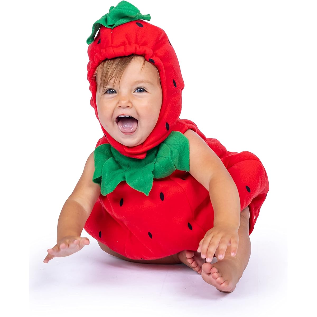 Dress Up America 277-0-6 Baby Strawberry Costume Set - 0-6 Months