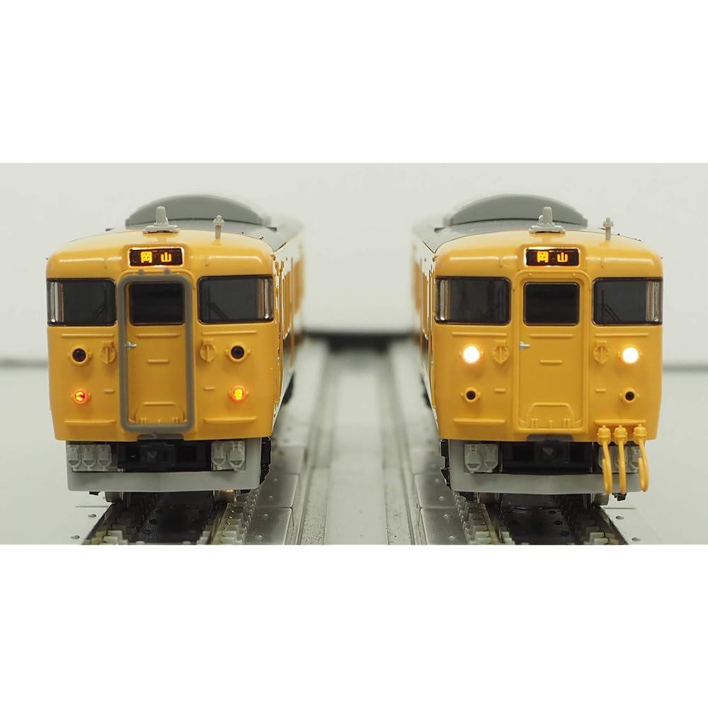 Greenmax N gauge JR115 series 1000 series (30N improved car, Okayama D formation, Chugoku region color) 3-car formation set (no power) 30771 Railway model train