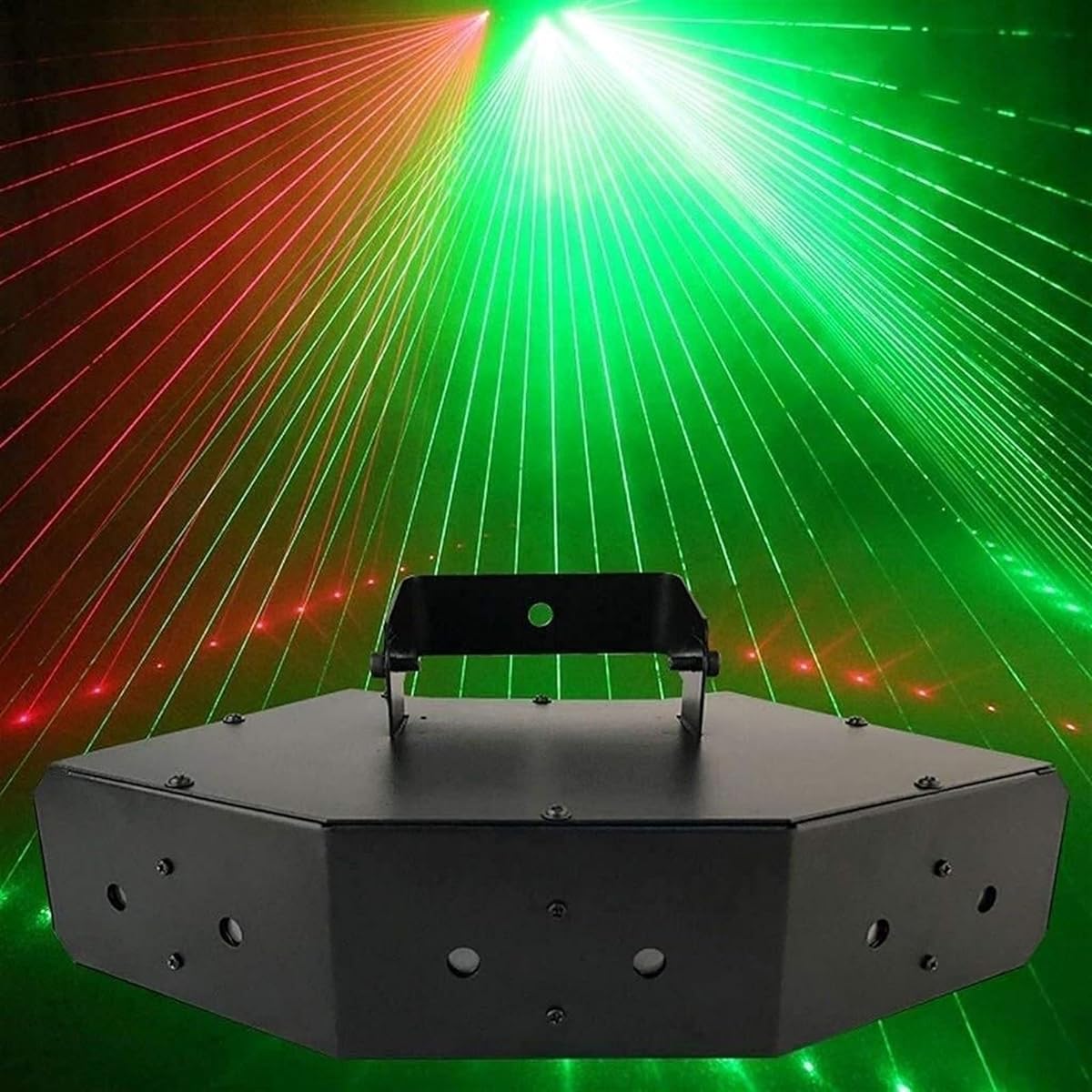 Disco Light 6 Channel LED Disco Light Sound Activated Stage Lighting 50W RGBW DMX 512 with Remote Control for Family Party Bar Music Party Concert Pub Disco Party Light