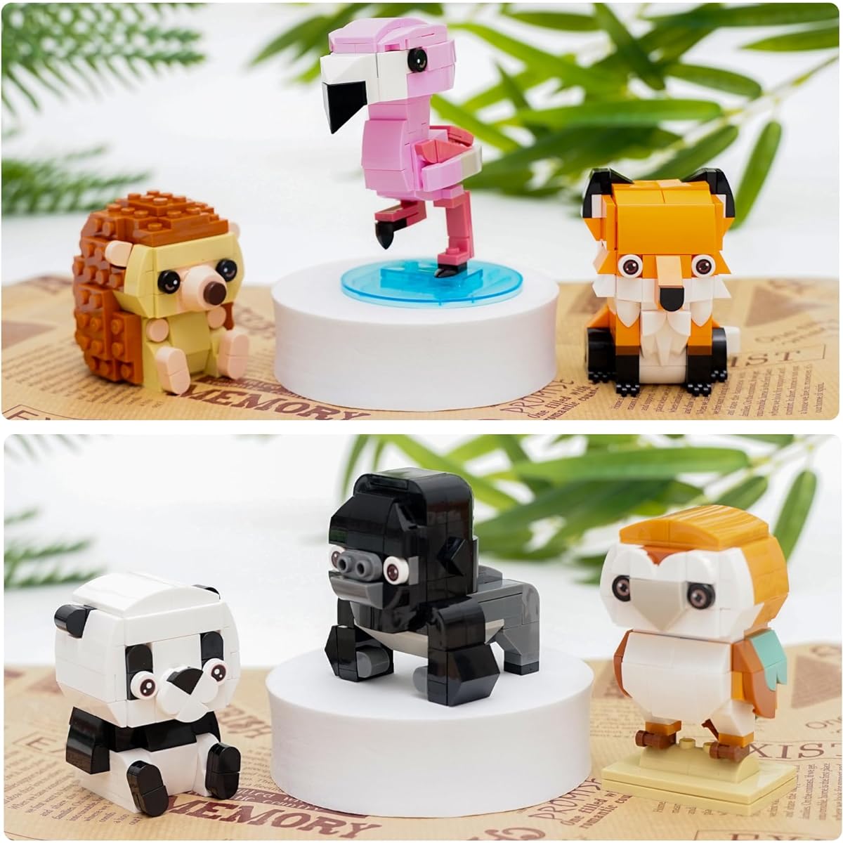 HACOCOLA Adorable Pets Building Blocks Toy Set, 6-in-1 Pet Animal Toys for Ages 6+, for Boys and Girls, Gifts for Animal Lovers, 639 Pieces (Compatible with Lego)