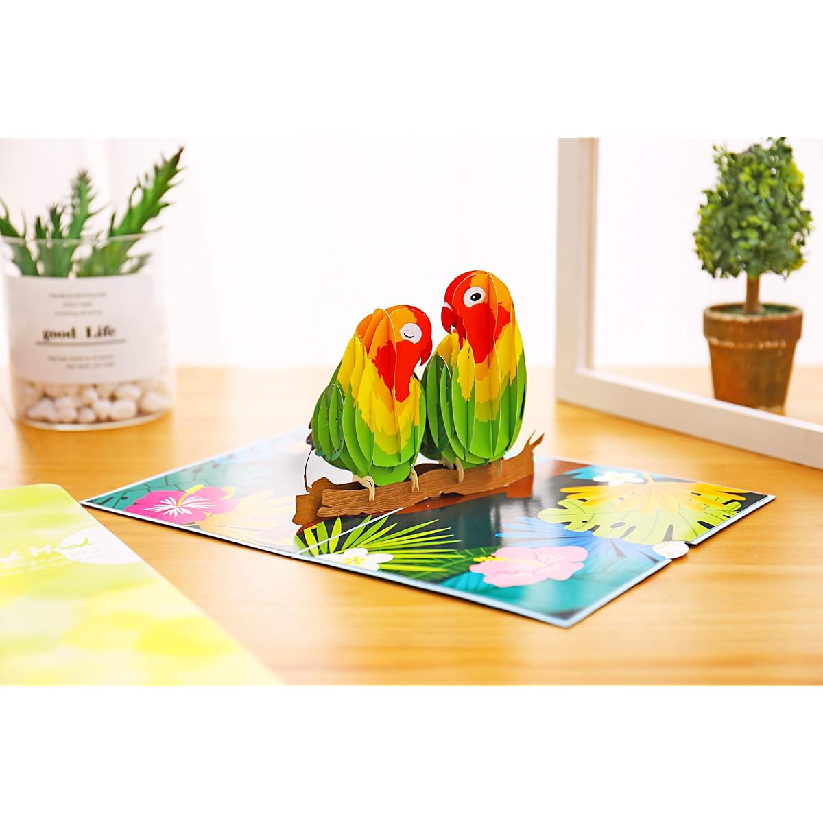 Liif Lovebird 30th Anniversary 3D Greeting Pop-up Card