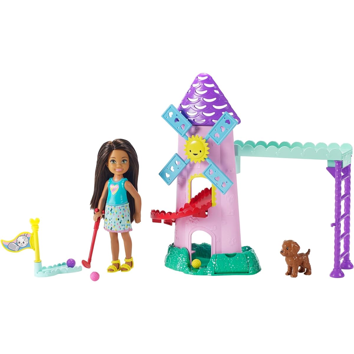 Barbie FRL85 Club Chelsea Mini Golf Doll and Playset
