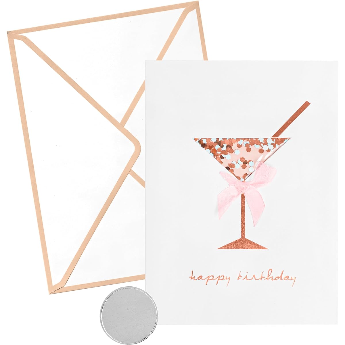 Gifting GIGGLES Happy Birthday Cards for Women Best Friend Sister Mother Daughter Grandma Birthday Card Pop Out 3D Martini Glass | 21 Years 25 Days 30 Years 40 Years 50 Years 60 Years 70 Years 80 Years