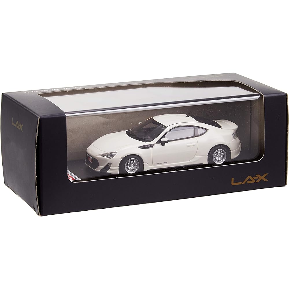 LA-X 1/43 Toyota 86 TRD Customized Concept Satin White Pearl Finished Product
