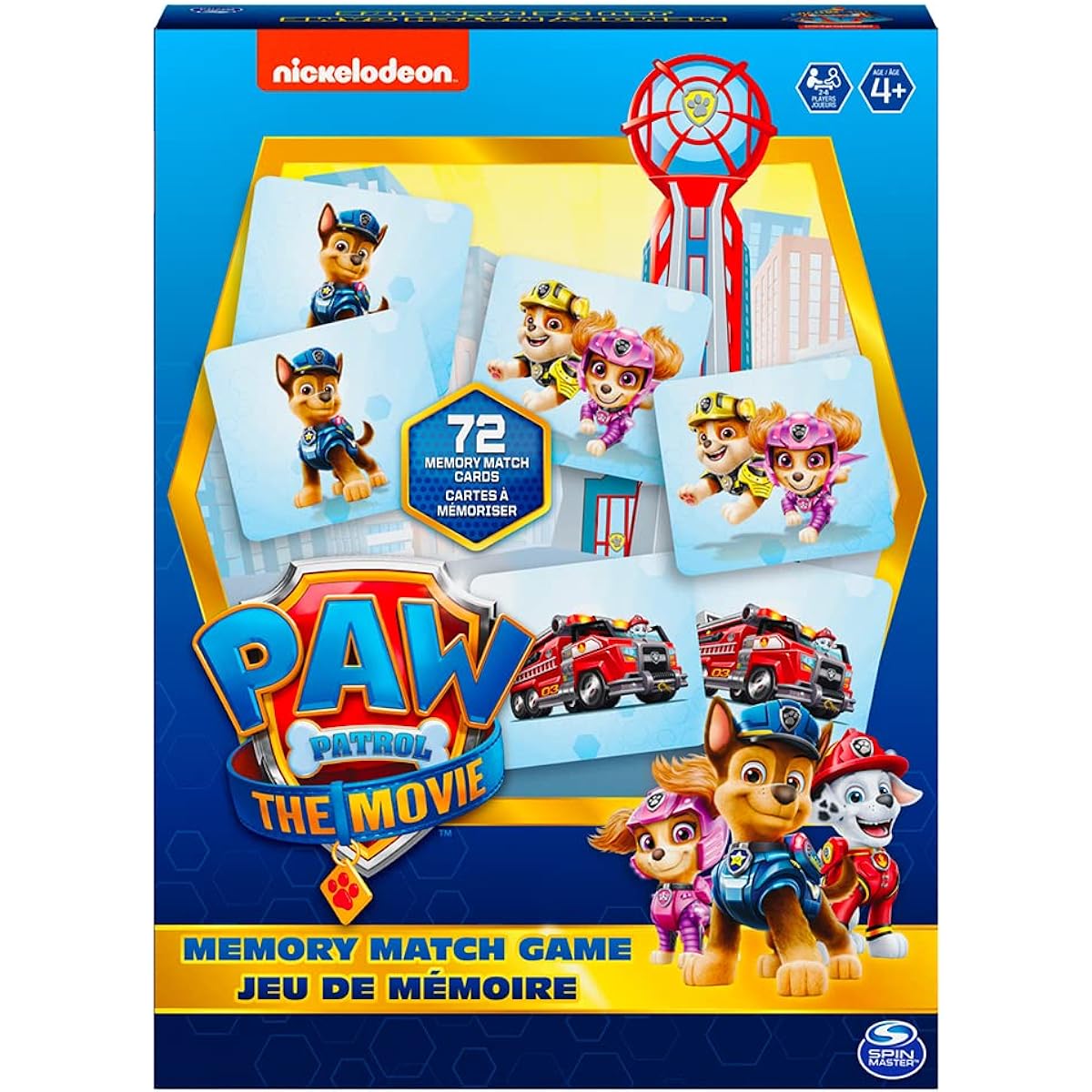 Paw Patrol The Movie Memory Match Game