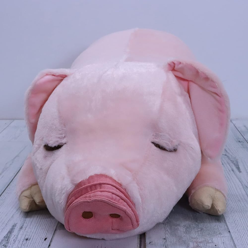 Shinada Happiness Series Happiness Pig that Brings Happiness (LL) 30 x 15 x 70cm Stuffed Animal Miscellaneous Goods HPW-0880P