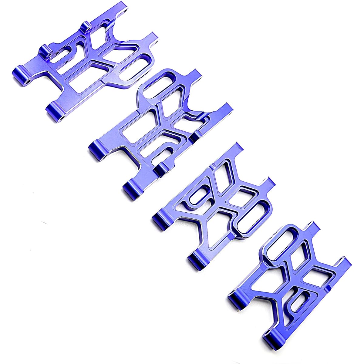 Mesimsple Alloy Mojave 4S Front Rear Suspension Arms for Arrma 1/8 Mojave 4X4 4S BLX A Arm Upgrade Parts Blue