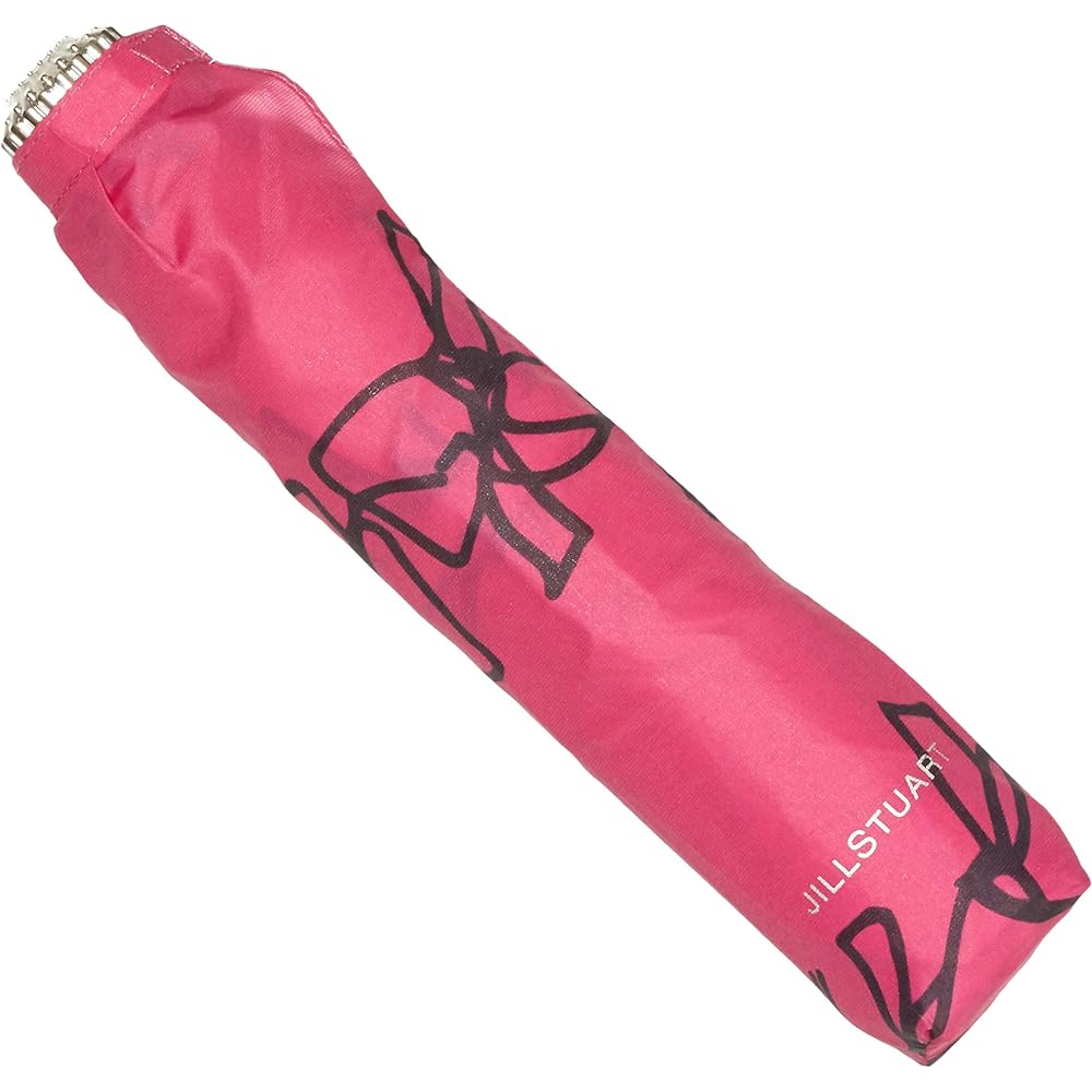 [Jill Stuart] AURORA JI-17721-21 Ribbon Pattern Lightweight Carbon Folding Umbrella for Women