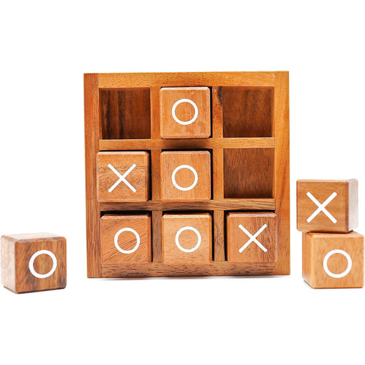 Tic Tac Toe Game Kids and Family Board Game 3D Living Room Decor Coffee Top Table Game Decor Family Game Night Classic Board TicTacToe