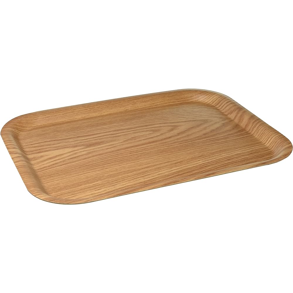 Tidorisangyou Tray Brown 60X45Xh2.5cm Non-slip Tray ABT-28