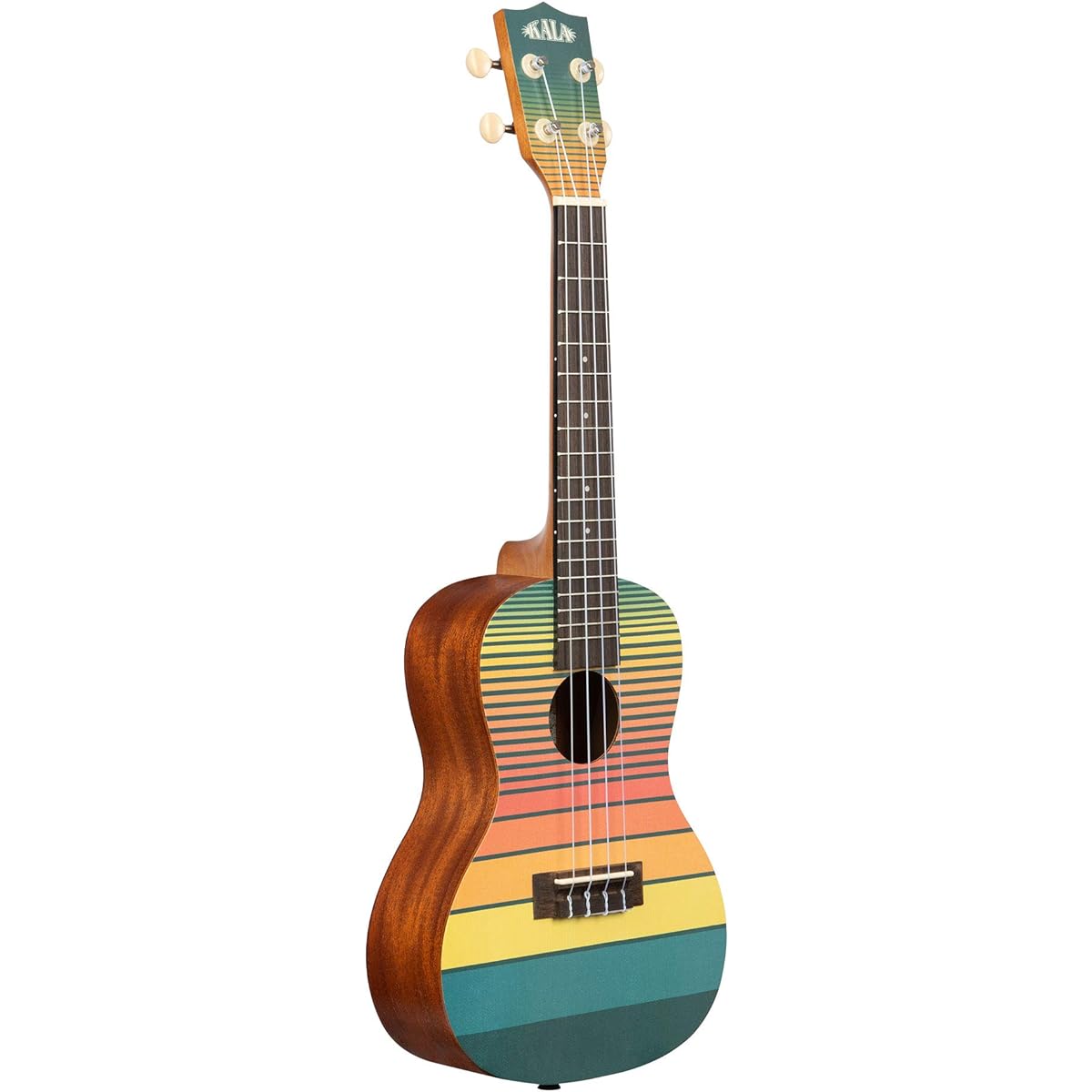 Kala Collection 4 string ukulele right Dawn Patrol Concert (KA-SURF-DAWNPATROL)