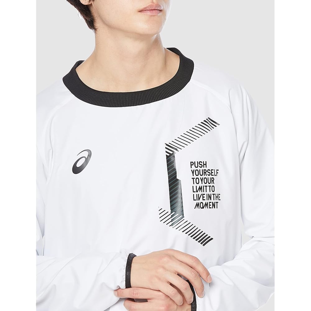 [ASICS] Training Wear LIMO Lining Tricot Breaker Pullover Crew 2031C674 Men's