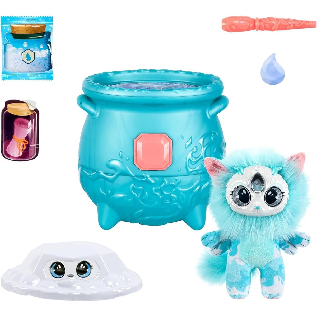 Magic Mixies Cauldron Plush Toy Magical Gem Surprise Water [Parallel Import]