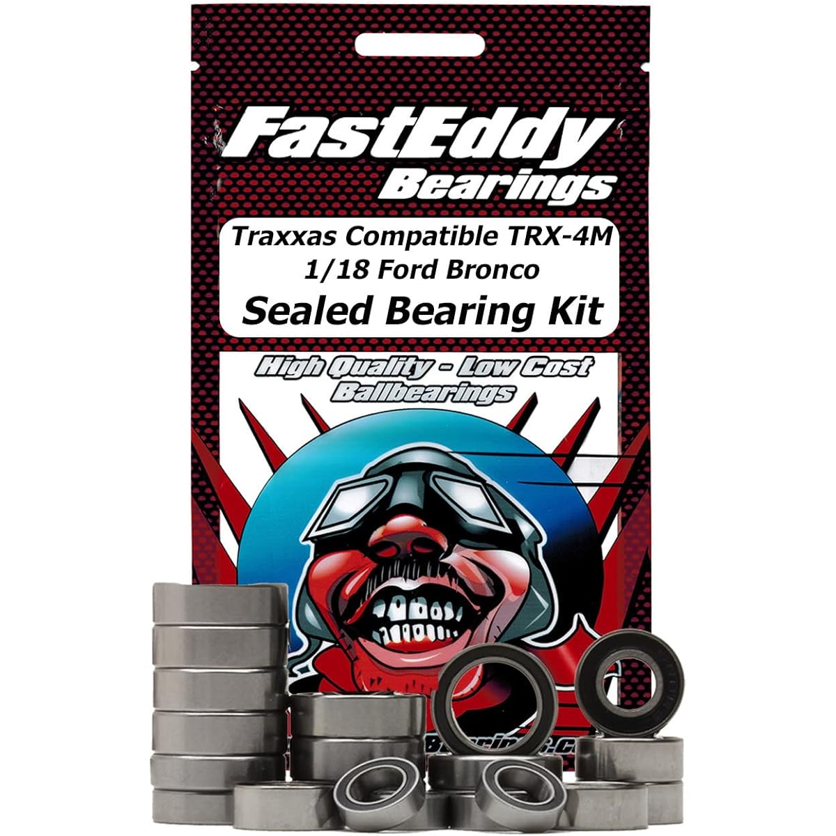 FastEddy Bearings Traxxas TRX-4M 1/18 Ford Bronco Sealed Bearing Kit