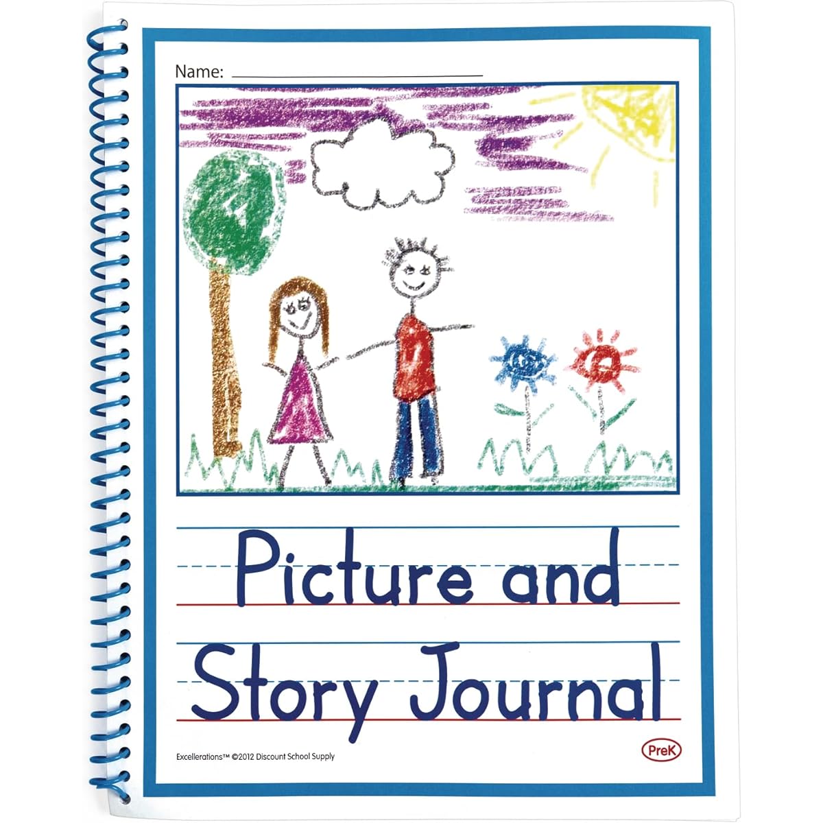 Excellerations Beginners Story Journal - Set of 10 (Product Code PREKJRNL)