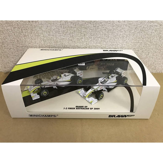 1/43 Brown GP Mercedes BGP001 F1 2009 Australian GP 1-2 Finish Button/Barrichello 2-Car Set 402092223