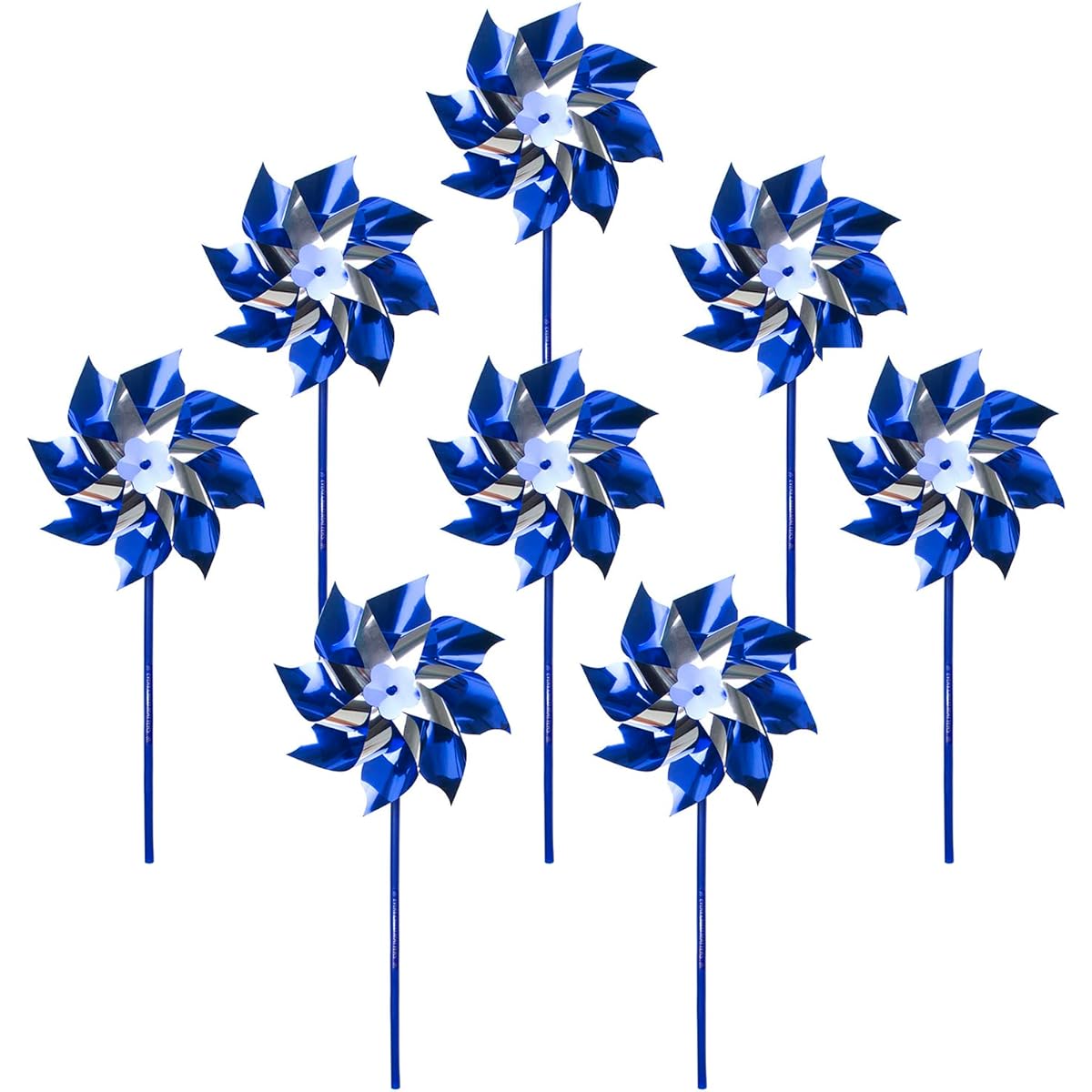 Muka No Excuse for Child Abuse Blue Windmills, 12" Tall, 7" Diameter, 100% Recyclable, 25 Count