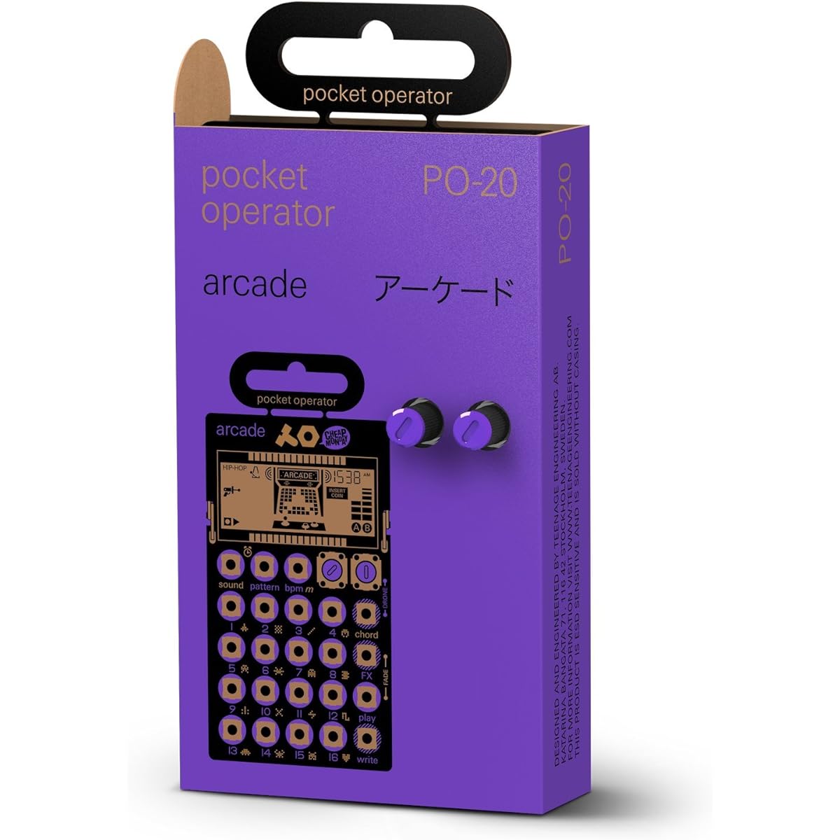 Teenage Engineering Pocket Operator Arcade Sound Synth PO-20 arcade [Regular Imported Product]