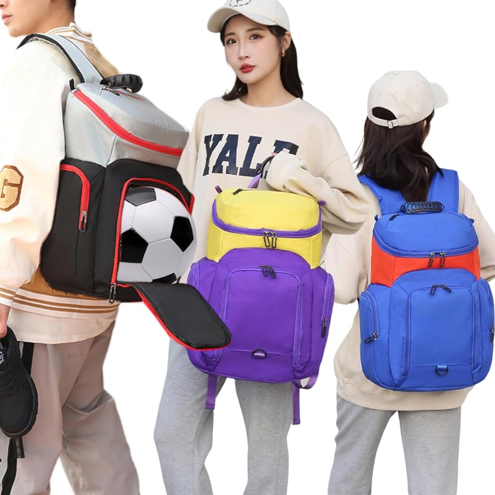 Archtypes Soccer Backpack for Elementary School Students, Ball Storage, Soccer Ball Holder, Soccer Backpack, Junior, Junior Soccer Backpack