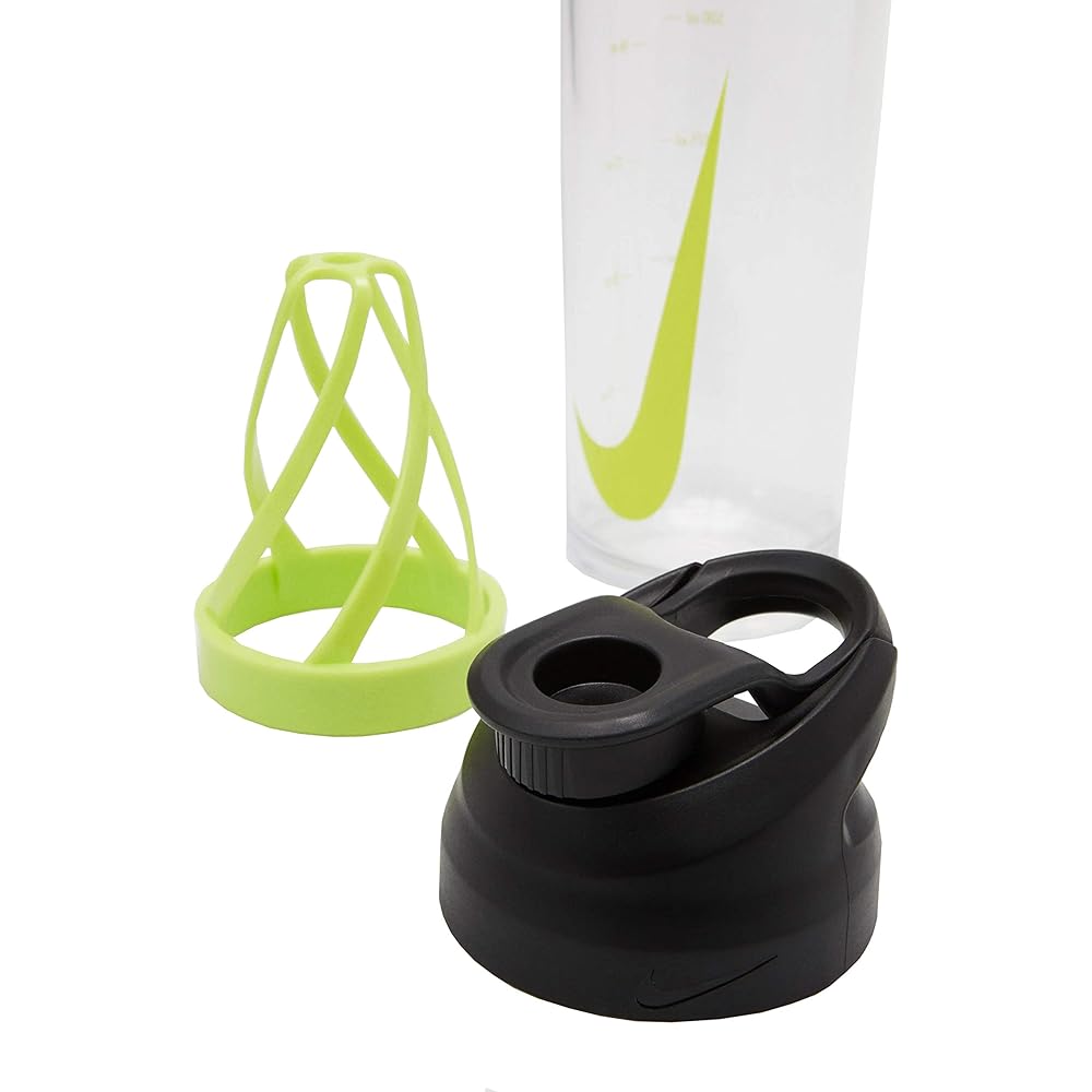 NIKE Water Bottle Clear/Volt 24oz TR Hyper Charge Shaker BT HY5001