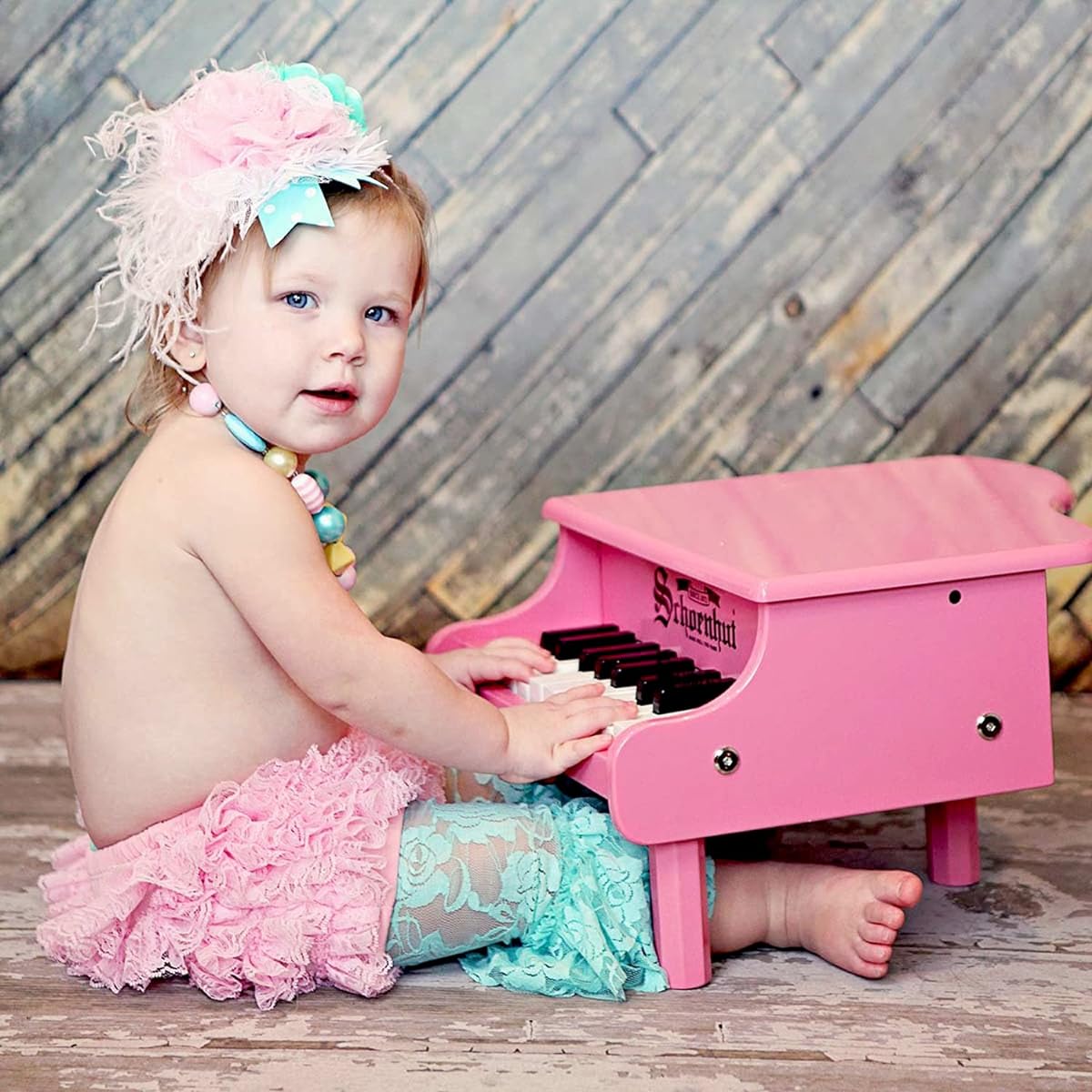 Schoenhut18-Key Pink "Mini Grand" Piano189P [Domestic regular product]