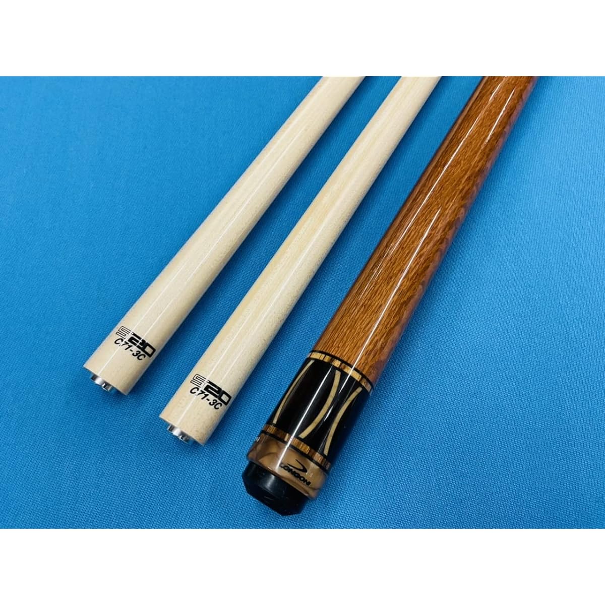 Longoni Carom Cue Scandinavian VP2 Joint S20 C71 Shaft * 3 Cushion Billiards