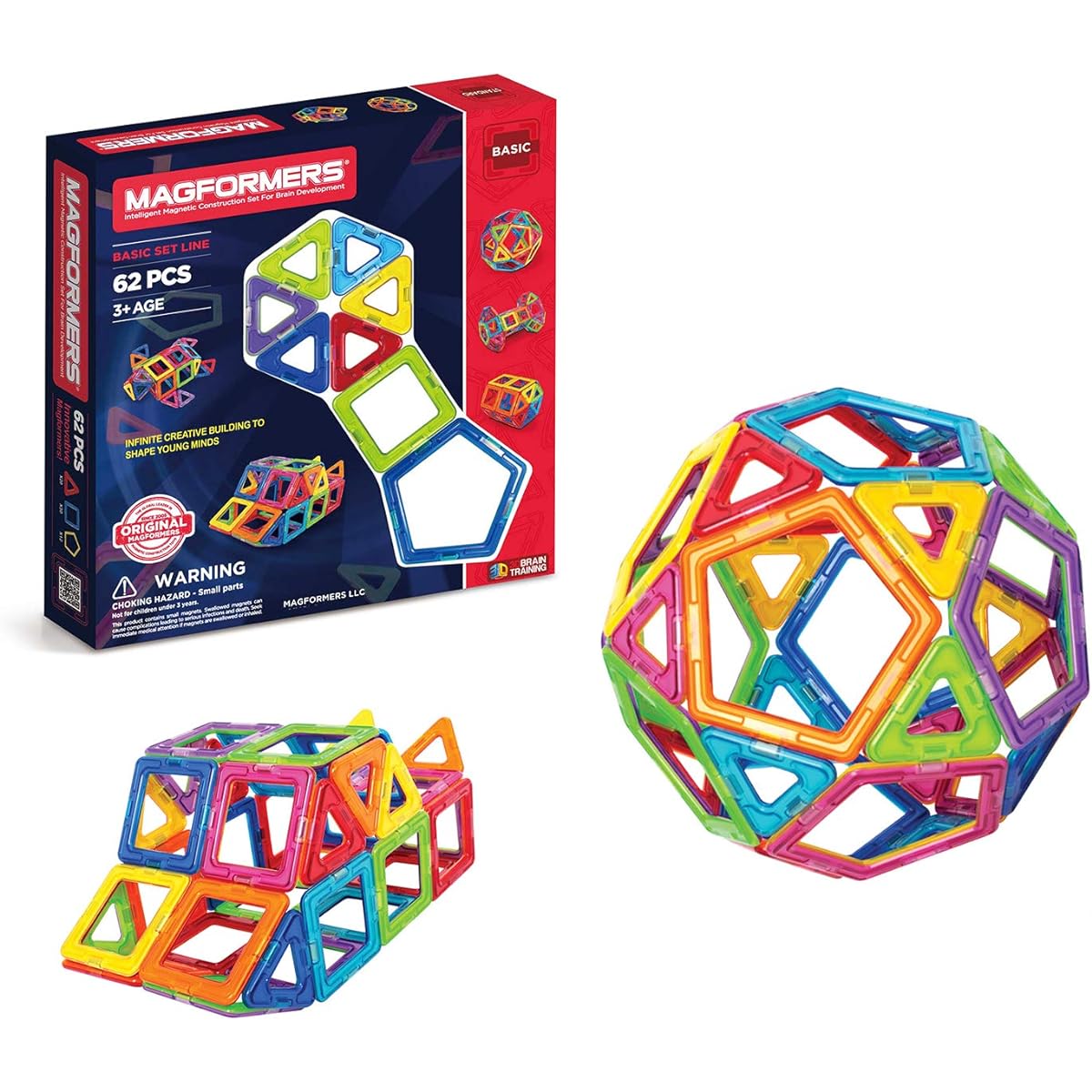 Magformers Magnetic 62 Piece Set [Parallel Input Products]