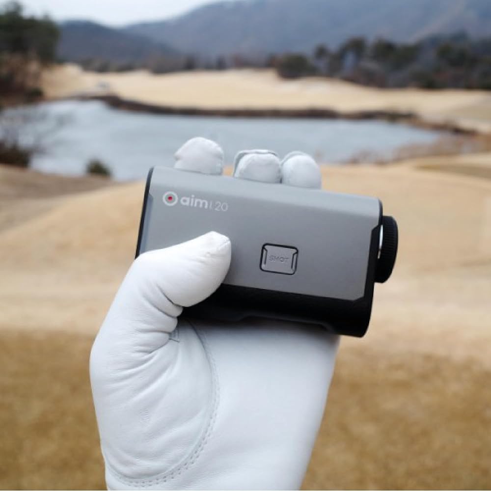 [Domestic official] GOLF BUDDDY aim L20 / aim QUANTUM golf distance meter / Bluetooth app linked / 0.15 second measurement speed / 2 color OLED (red / green) / IPX4 waterproof level