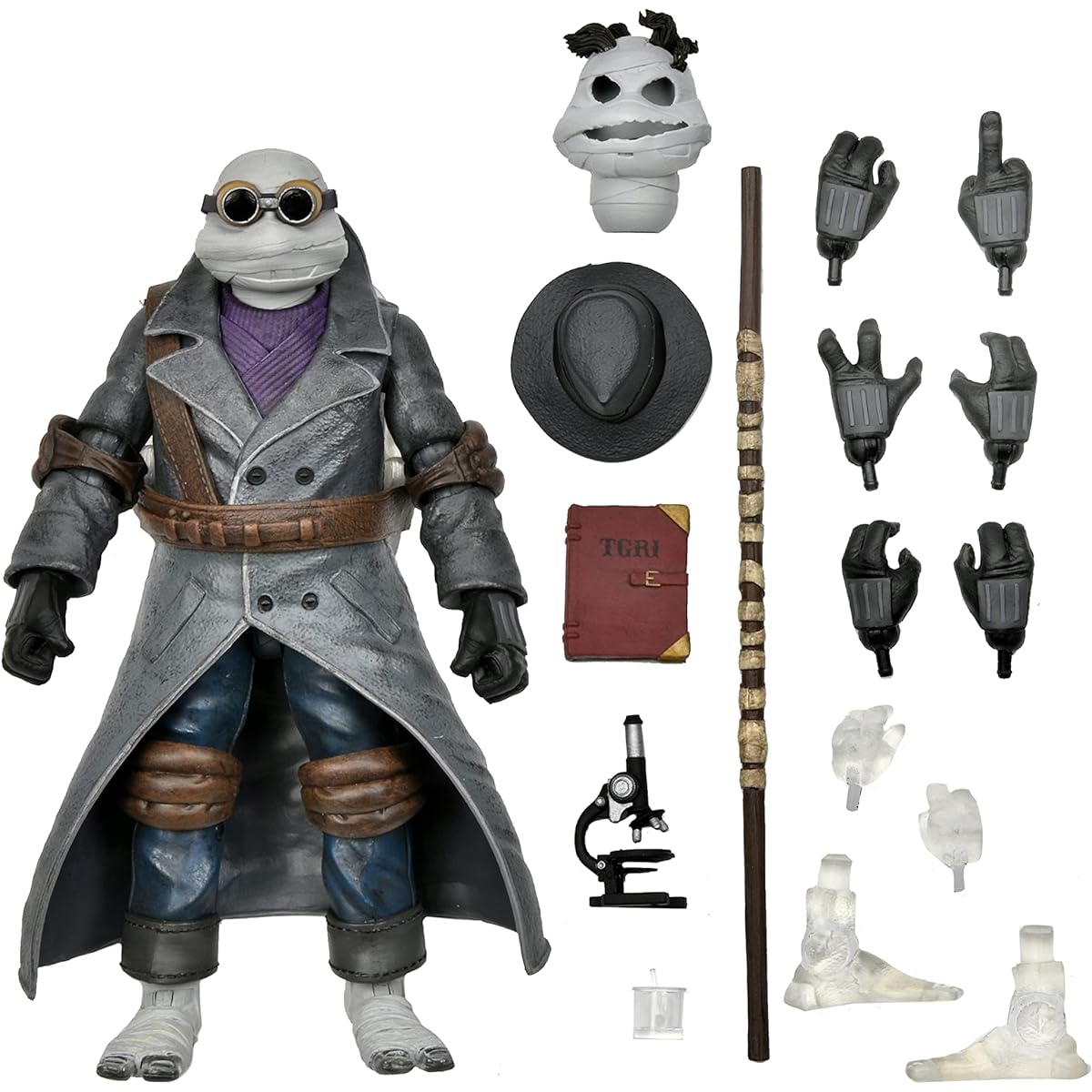 Universal Monsters x Teenage Mutant Ninja Turtles Ultimate Donatello as The Invisible Man