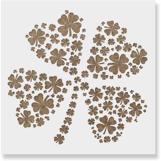 Shamrock Shamrock Stencil - Reusable Stencil for Painting - DIY Shamrock Shamrock Home Decoration