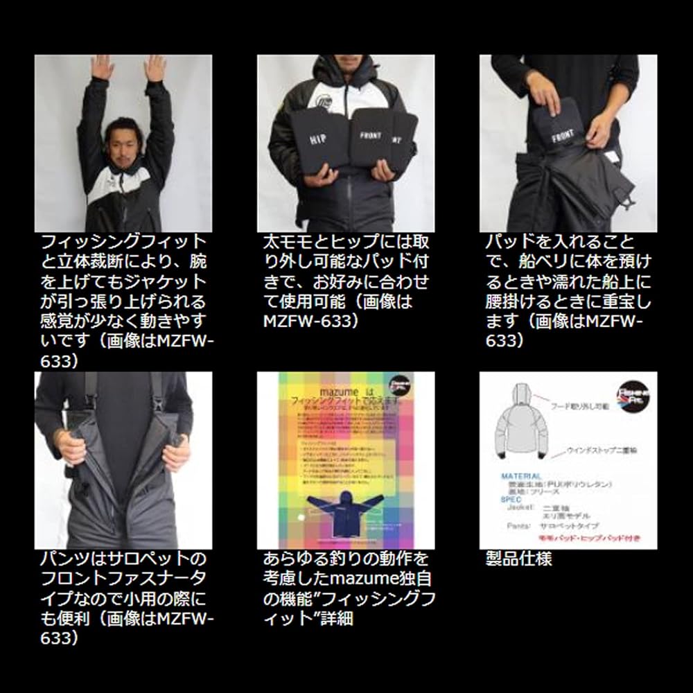 [Mazume] ROUGH WATER ALL WEATHER SUIT POP MZFW-632