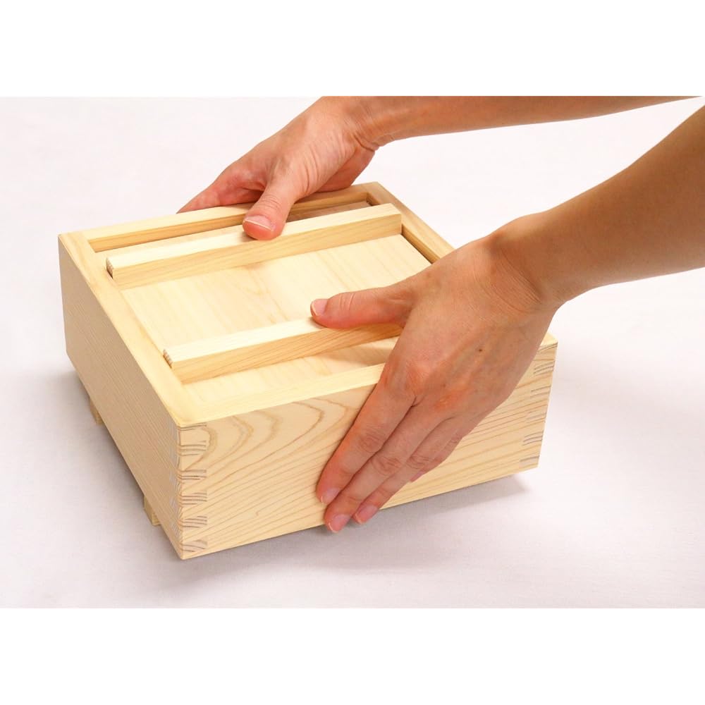 Ichihara Woodworks Pressed Sushi Mold Cypress Tree Woman Pressed Sushi Utensil Box Sushi No. 9 27 x 27 x 8.5cm 4971421041247