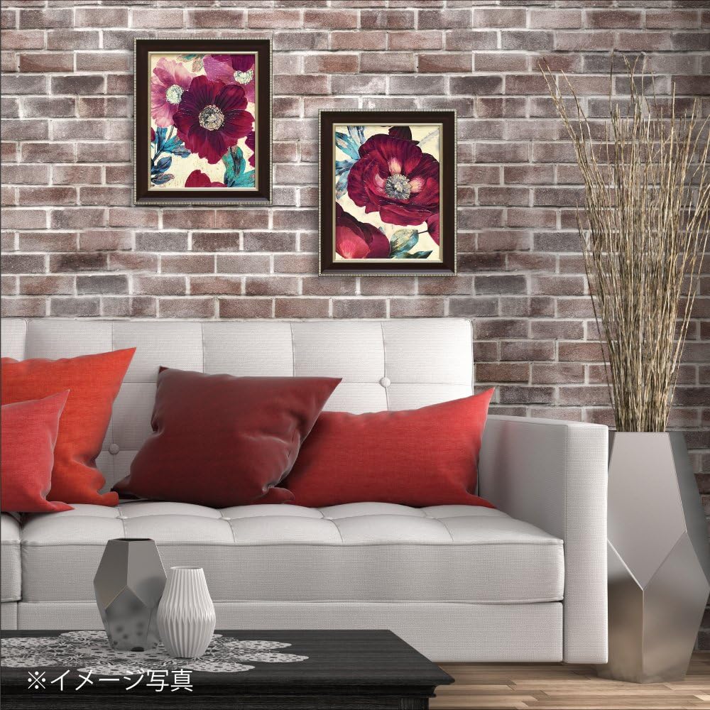 U-Power Art Frame/Plants/Flowers Red W36×H43.5cm