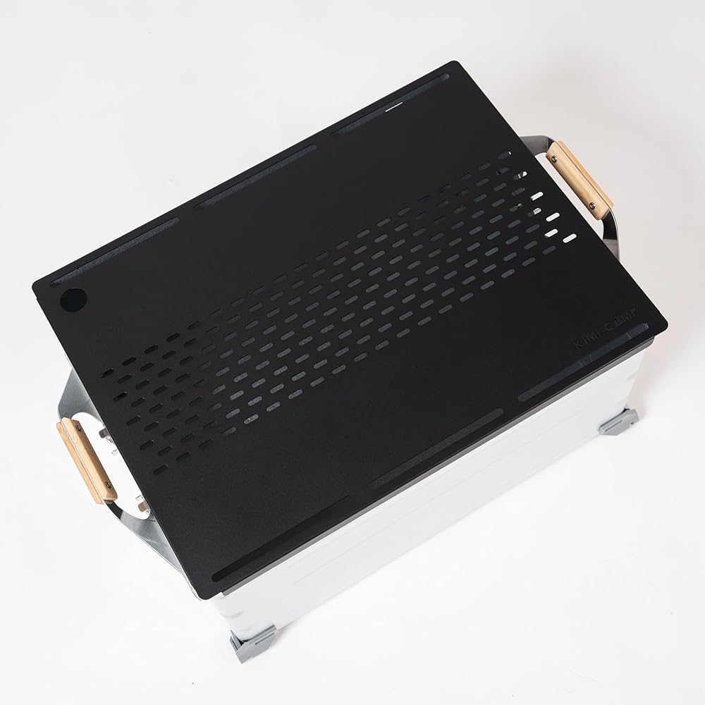 KIMI CAMP Shelf Container Top Board Snow Peak Original Top Board Iron Top Board for 50 (ST01-50)