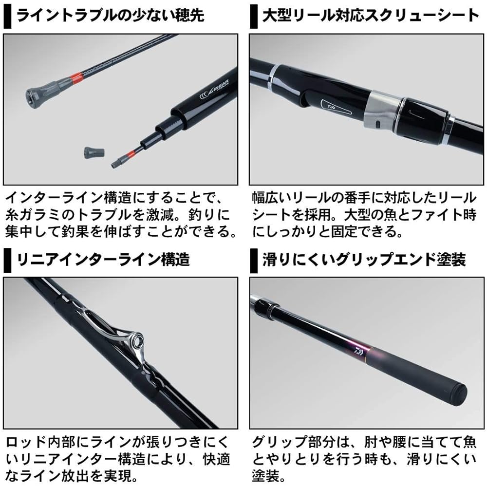 DAIWA Wharf Fishing/Sea Fishing Rod IL Sea Paradise/R MH-400/R Fishing Rod