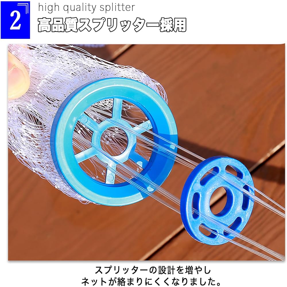 GRmkt Casting Net Casting Net Set Net Hand Casting Net Beginner Fish Fishing Sea River Pond Fine Mesh