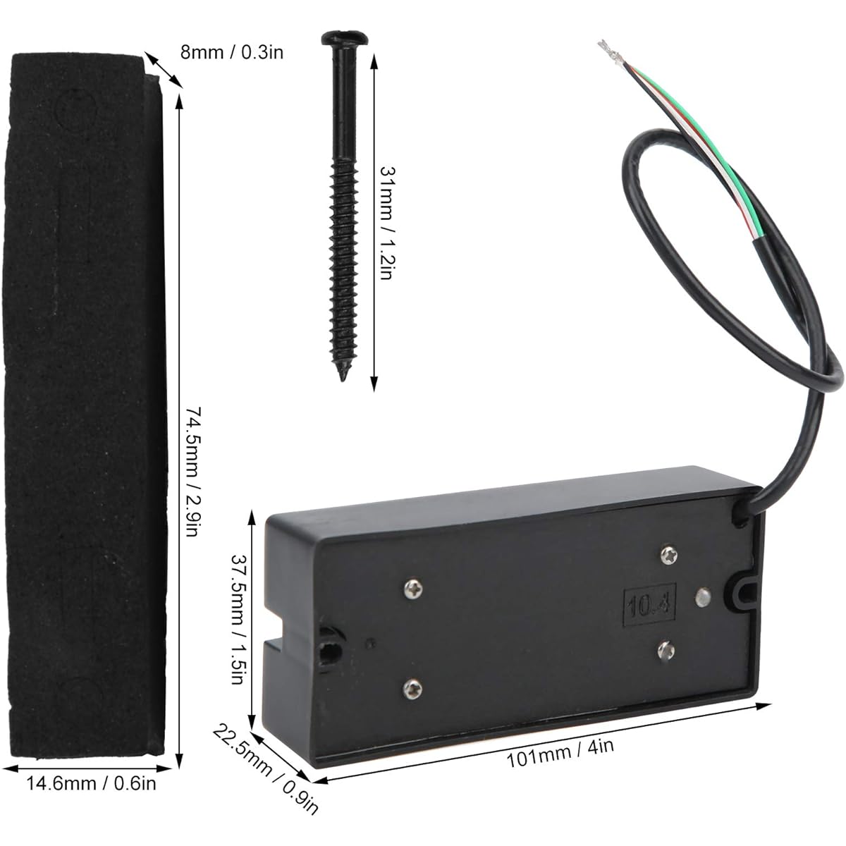 Precision/Jazz Bass Electric Bass Guitar Pickup Set 4-String Dual Pickup Musical Instrument Accessories