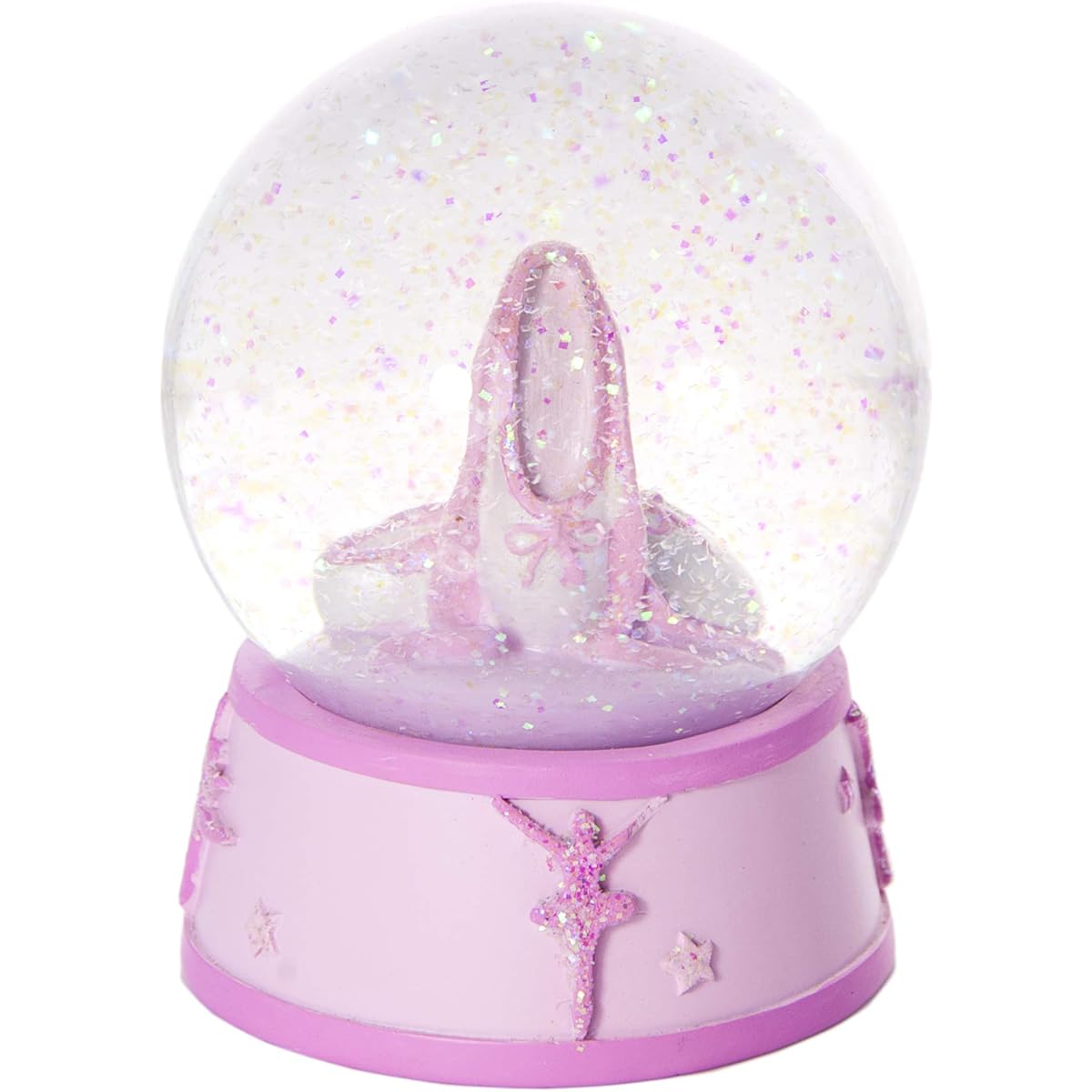 Mousehouse Gifts Pink Ballet Shoes Snow Globe Ballerina Dance Gifts for Girls