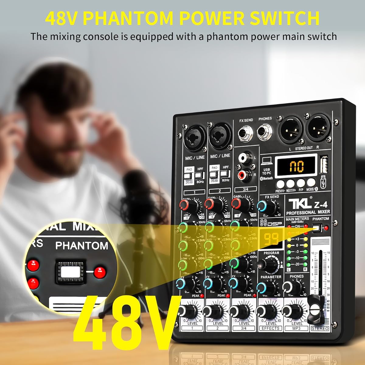 professional audio mixer