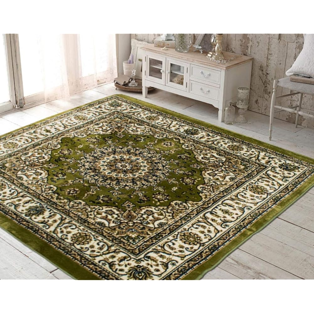 Arie Rug Green Width 185 x Depth 185cm Plump Volume Elba Volume 3
