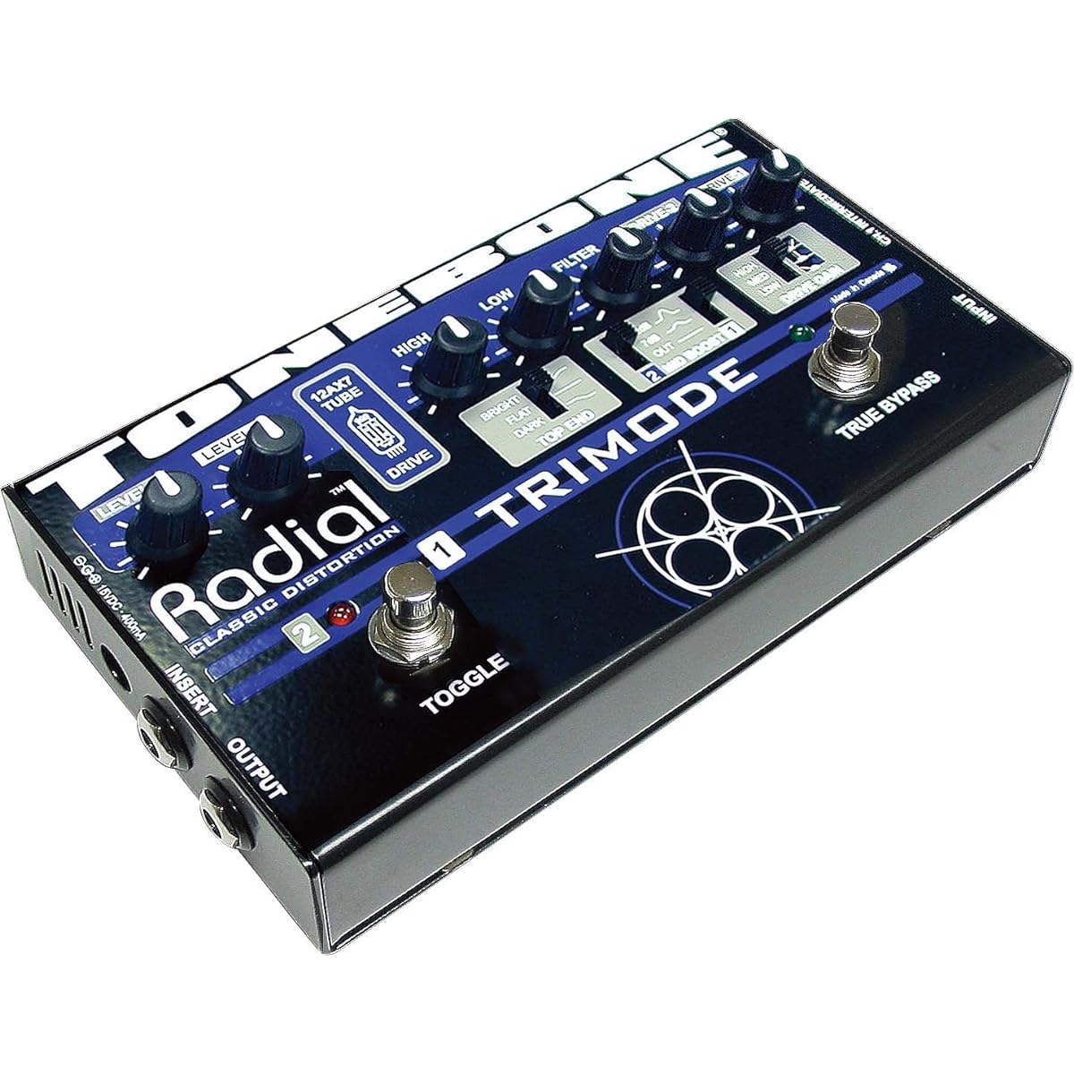 Radial 2CH Vacuum Tube Distortion Tonebone Trimode [Official Import]