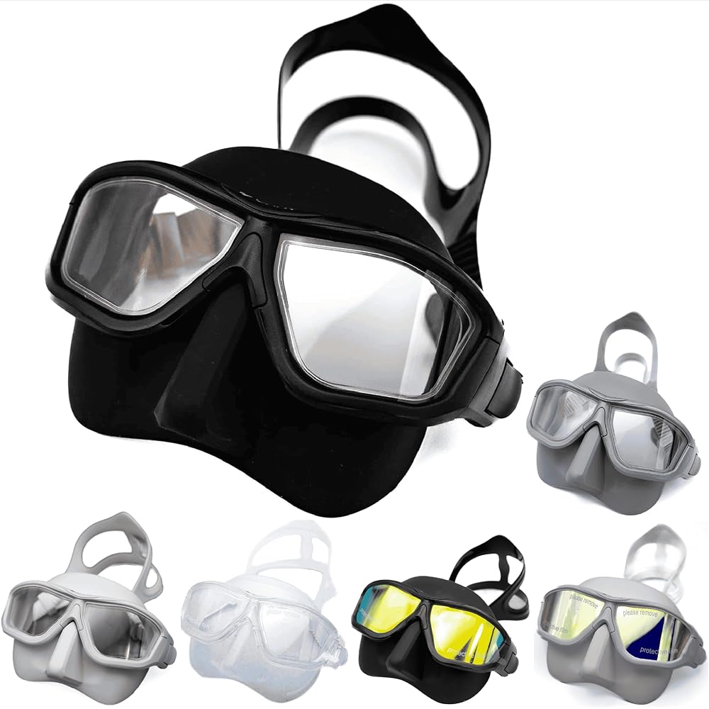 UMMY Free Diving Mask Streamline 2024 Model All 6 Colors Free Diving Skin Diving Snorkel Free Diving