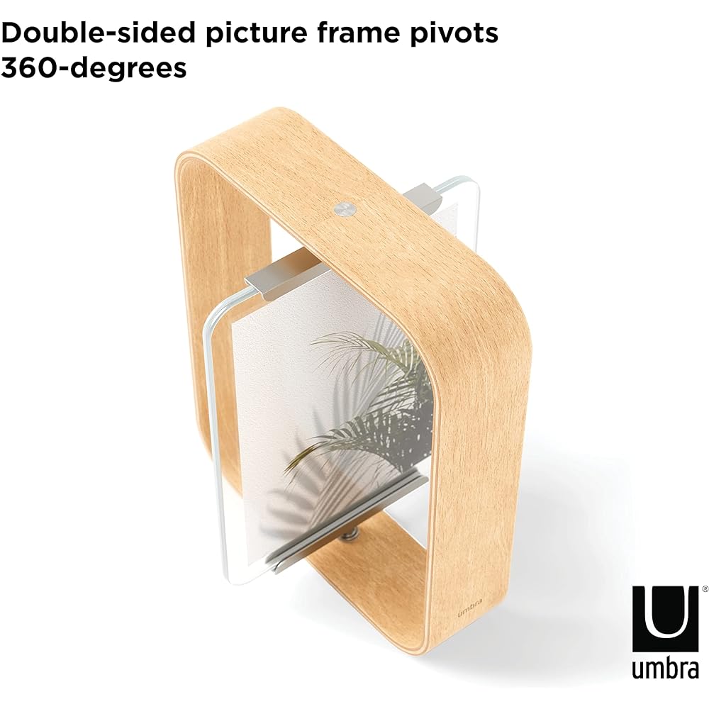 umbra bellwood desk frame 10x15cm natural
