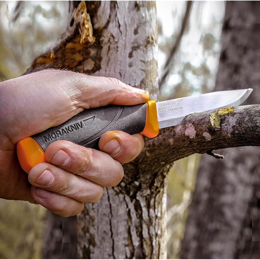 Morakniv Companion Stainless Steel Blade Thickness 2.5mm Camping Knife Outdoor Knife (Dessert)