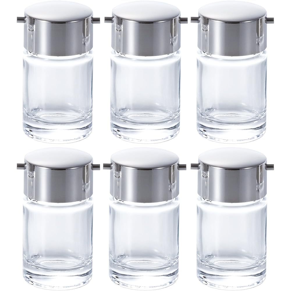 Adelia Seasoning Container Round 70ml Round Chili Oil Container Set of 6 Made in Japan F-49294