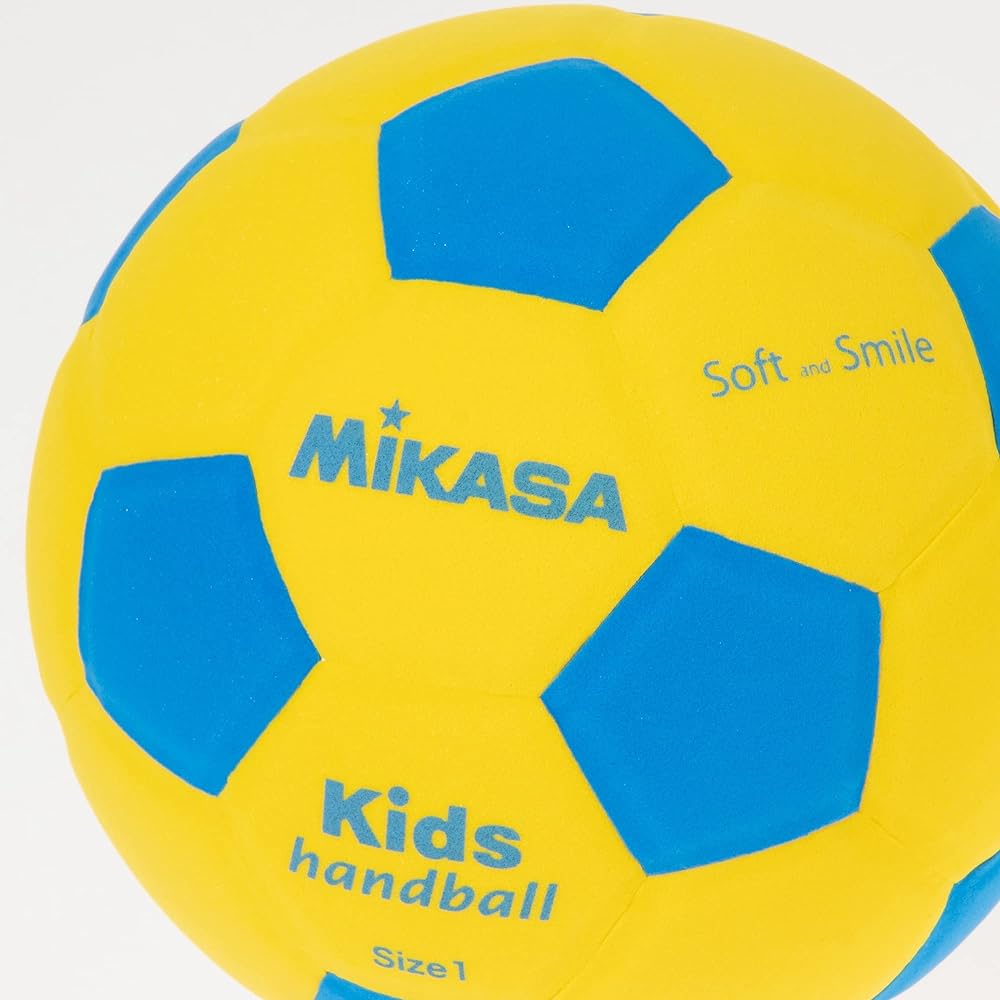 MIKASA Smile Handball No. 1 (for elementary school students) EVA material SH1-YBL Recommended internal pressure 0.10~0.15 (kgf/㎠)