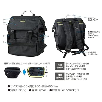 Densan Electrician Rucksack TLB-R400W