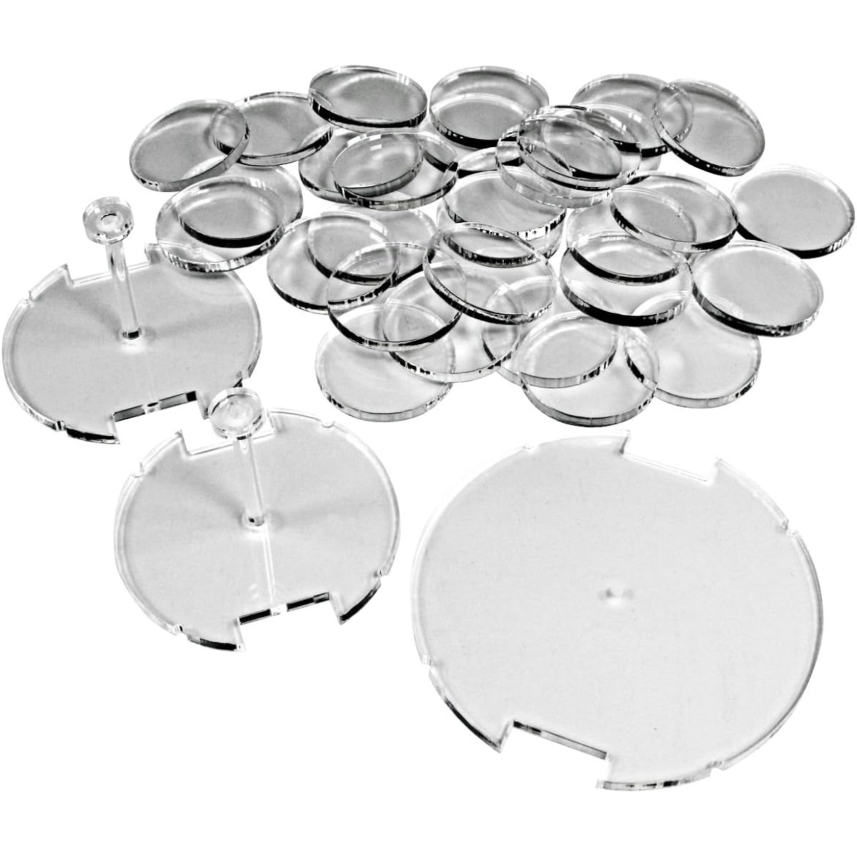 SW: Legion, Core Game, Base Upgrade Set, 3mm Clear (33)