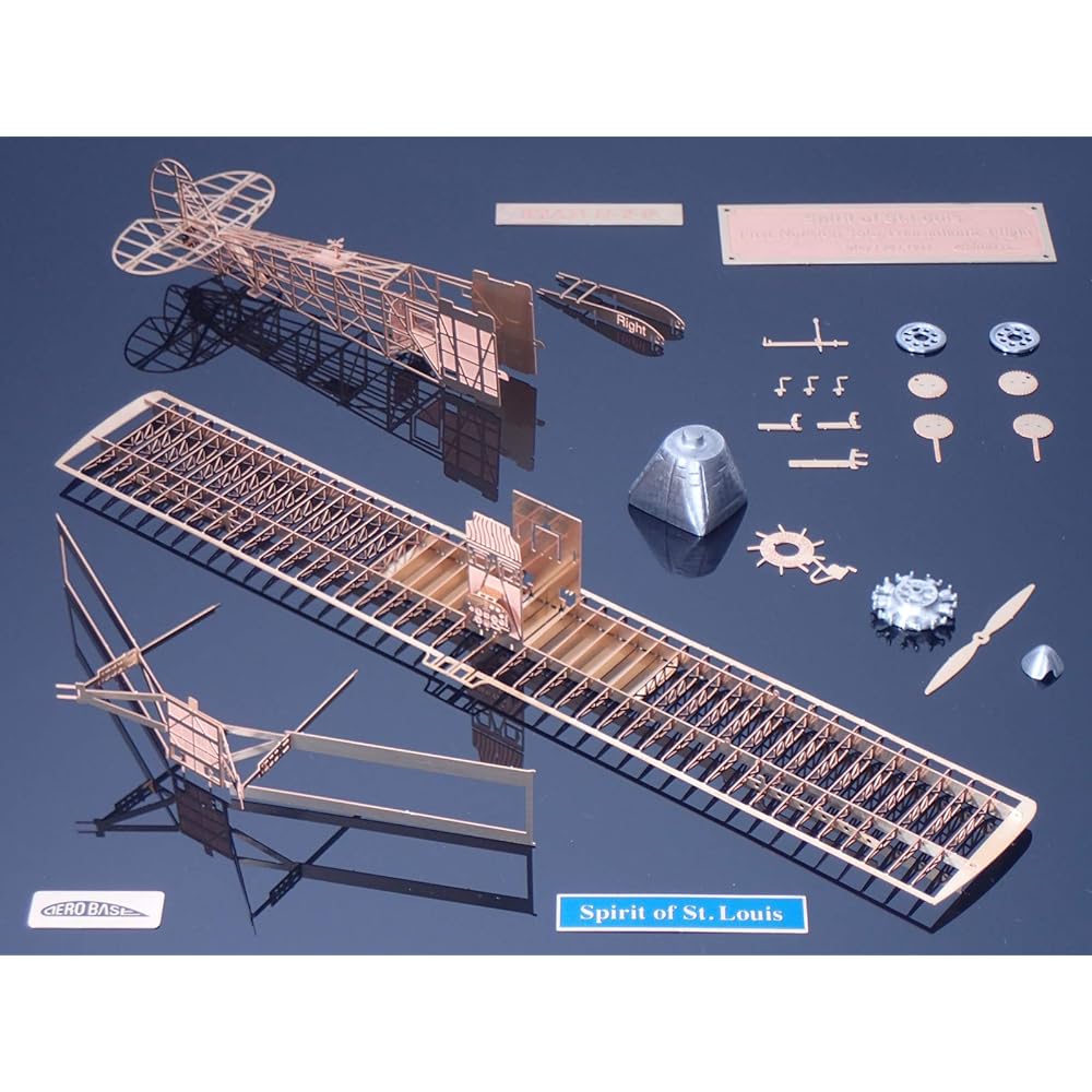 Aerobase A002 Micro Museum Series 1/72 Spirit of St. Louis Lindbergh Transatlantic Brass Etched Metal Model
