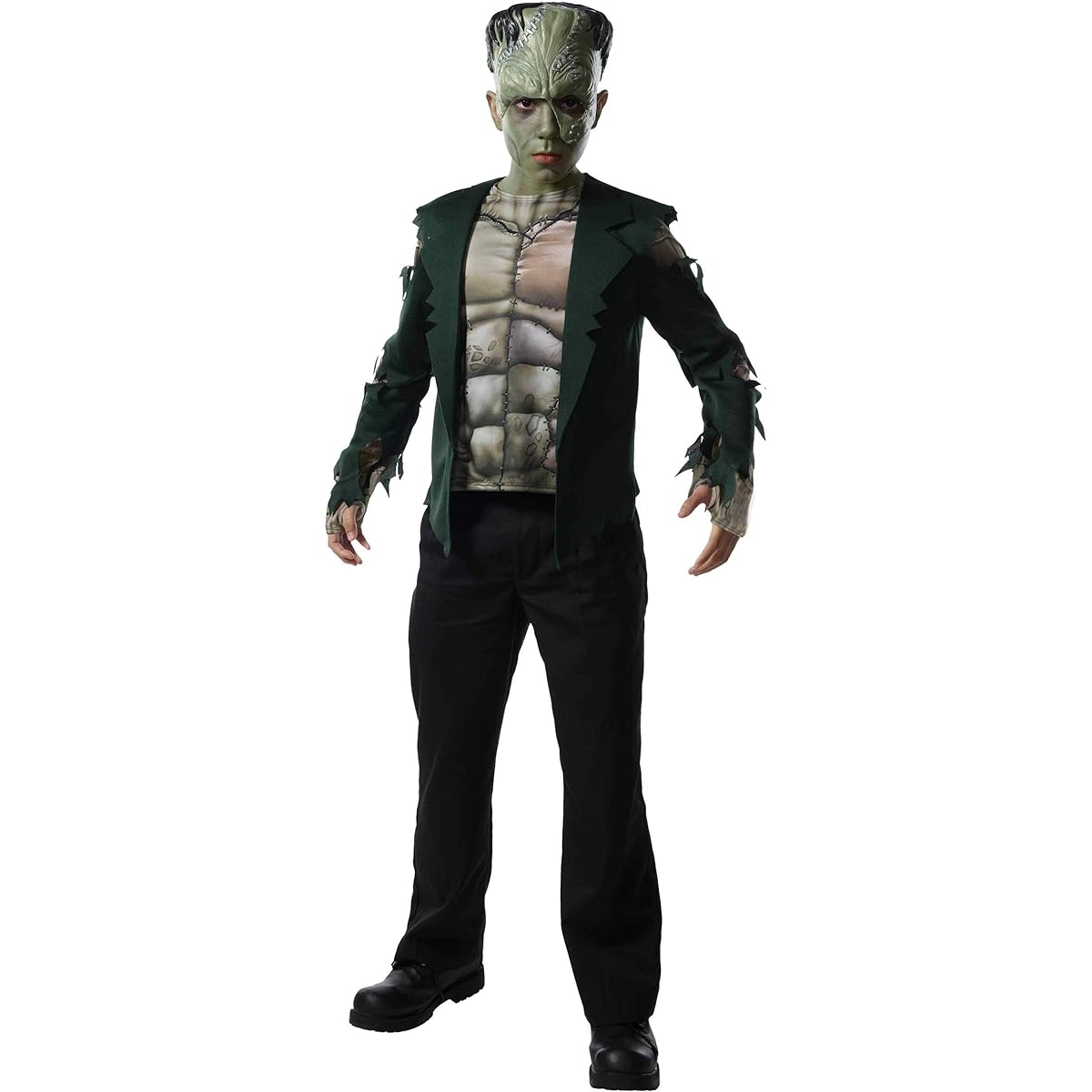 Rubie's Boys Child Monsterville Frankenstein Monster Costume, Large, Orange 640460